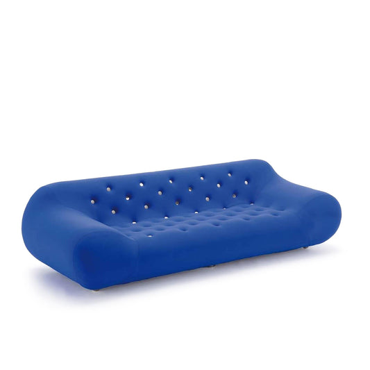 Star Three Seater Sofa – Capitonné-Style Fabric Lounge by Space Time for Giovannetti