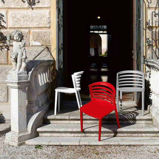 Venezia Stackable Dining Chair – Polypropylene by Favaretto & Partners for BBB Italia