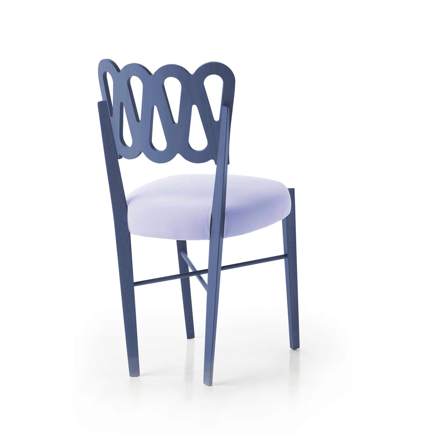 Ponti 969 Dining Chair Set of 4 – Stained Beech Wood by Gio Ponti for BBB Italia
