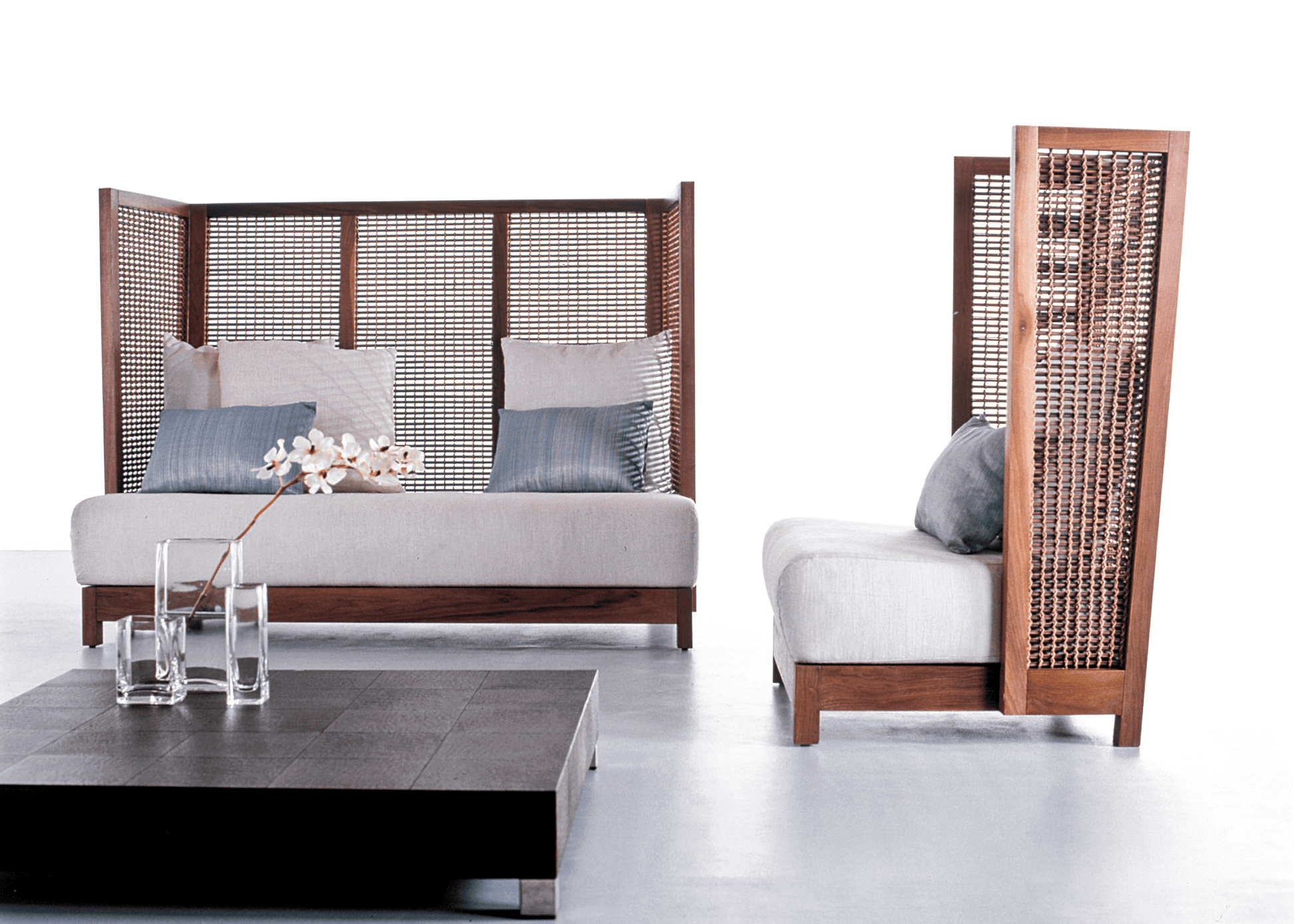 Luxury Modern Suzy Wong Loveseat European Style for Villa