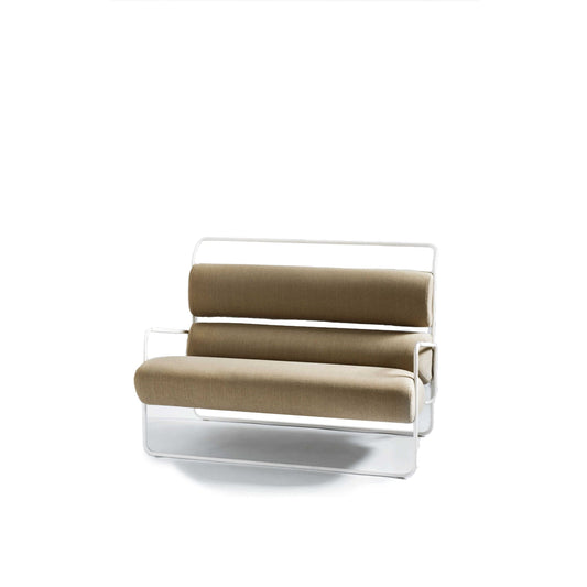 Luxury SANCARLO Fabric Two-Seater Sofa Modern Italian Style for Villa