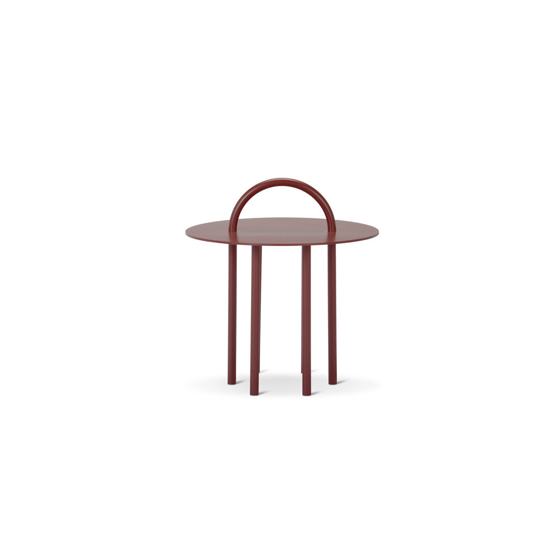 Luxury OBIQUO Metal Side Table Modern Italian Style for Villa