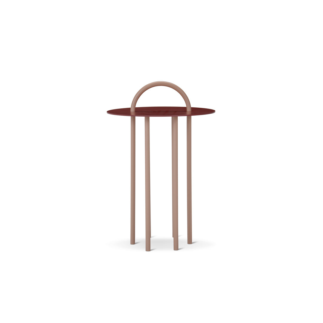 Luxury OBIQUO Metal Side Table Modern Italian Style for Villa