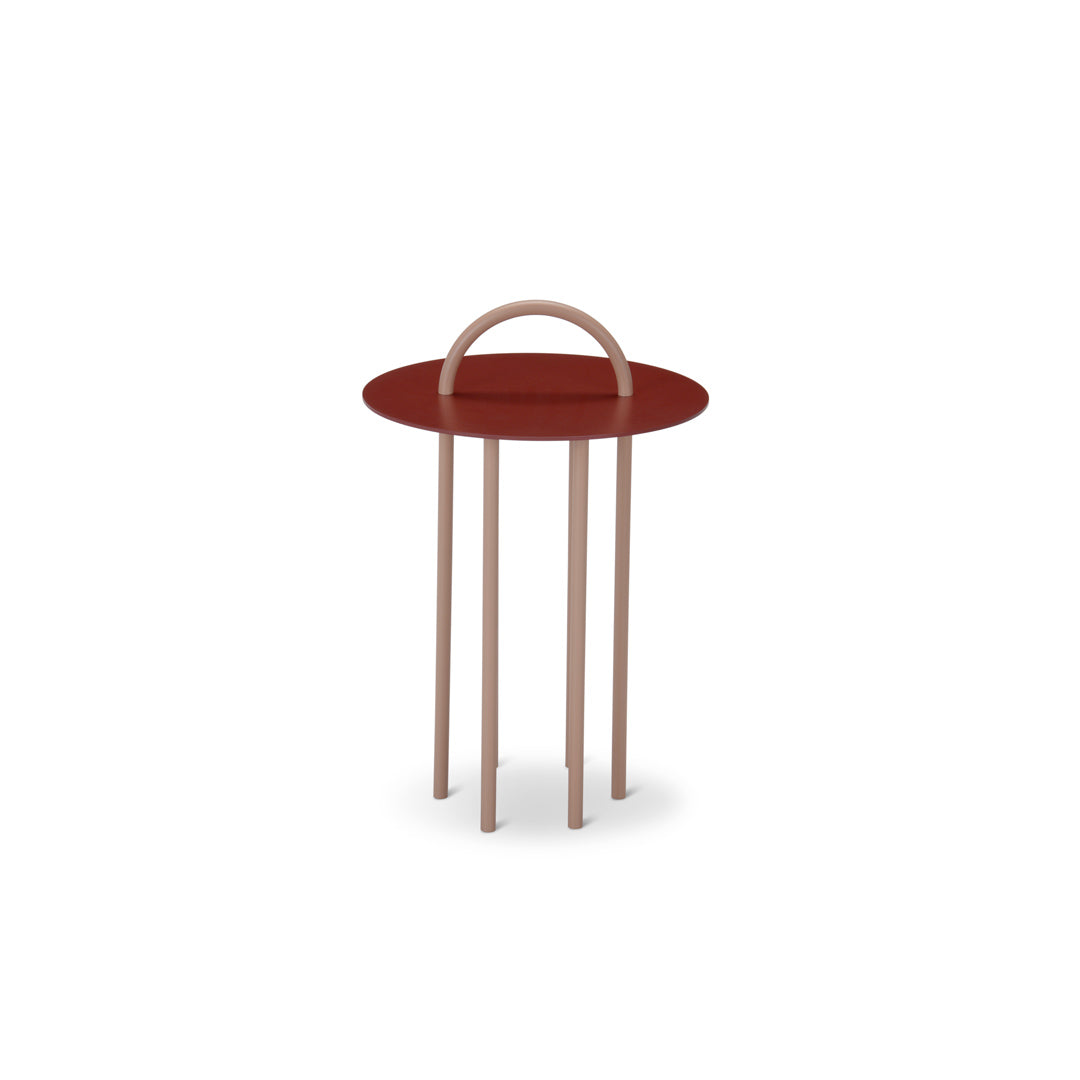 Luxury OBIQUO Metal Side Table Modern Italian Style for Villa
