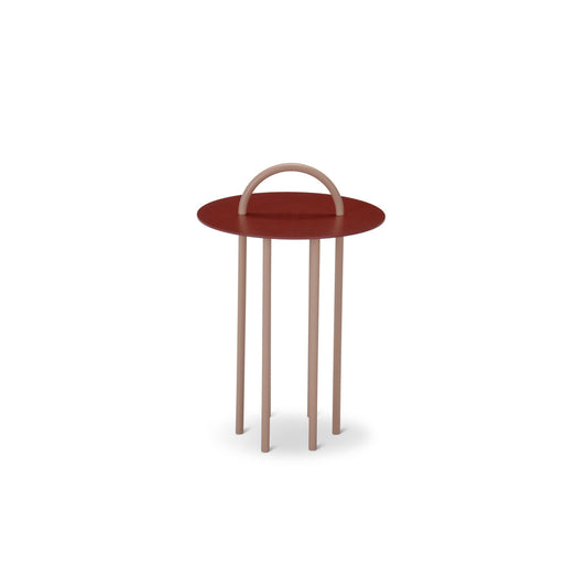 Luxury OBIQUO Metal Side Table Modern Italian Style for Villa