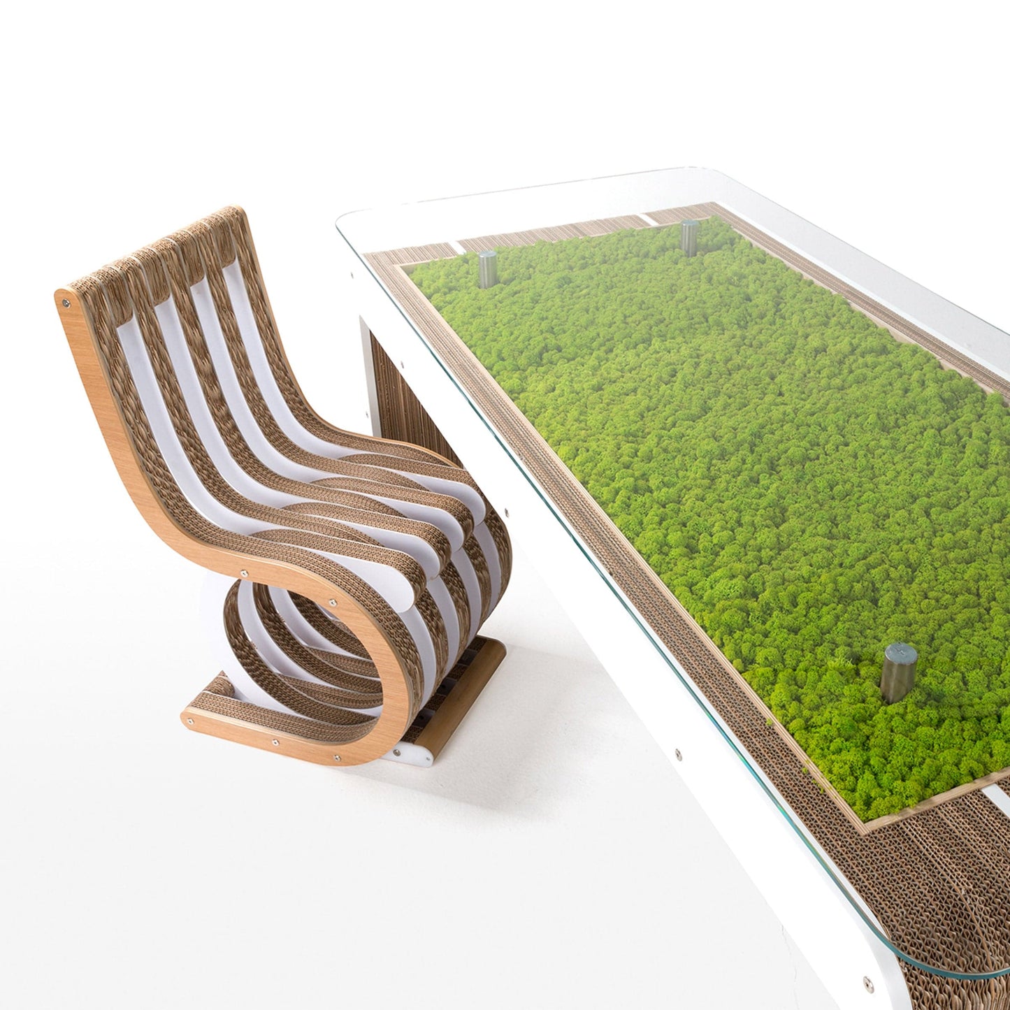 Chair – Circular Eco-Design, Oak Wood by Lessmore – Twist Statement | TWS-L02-000-000