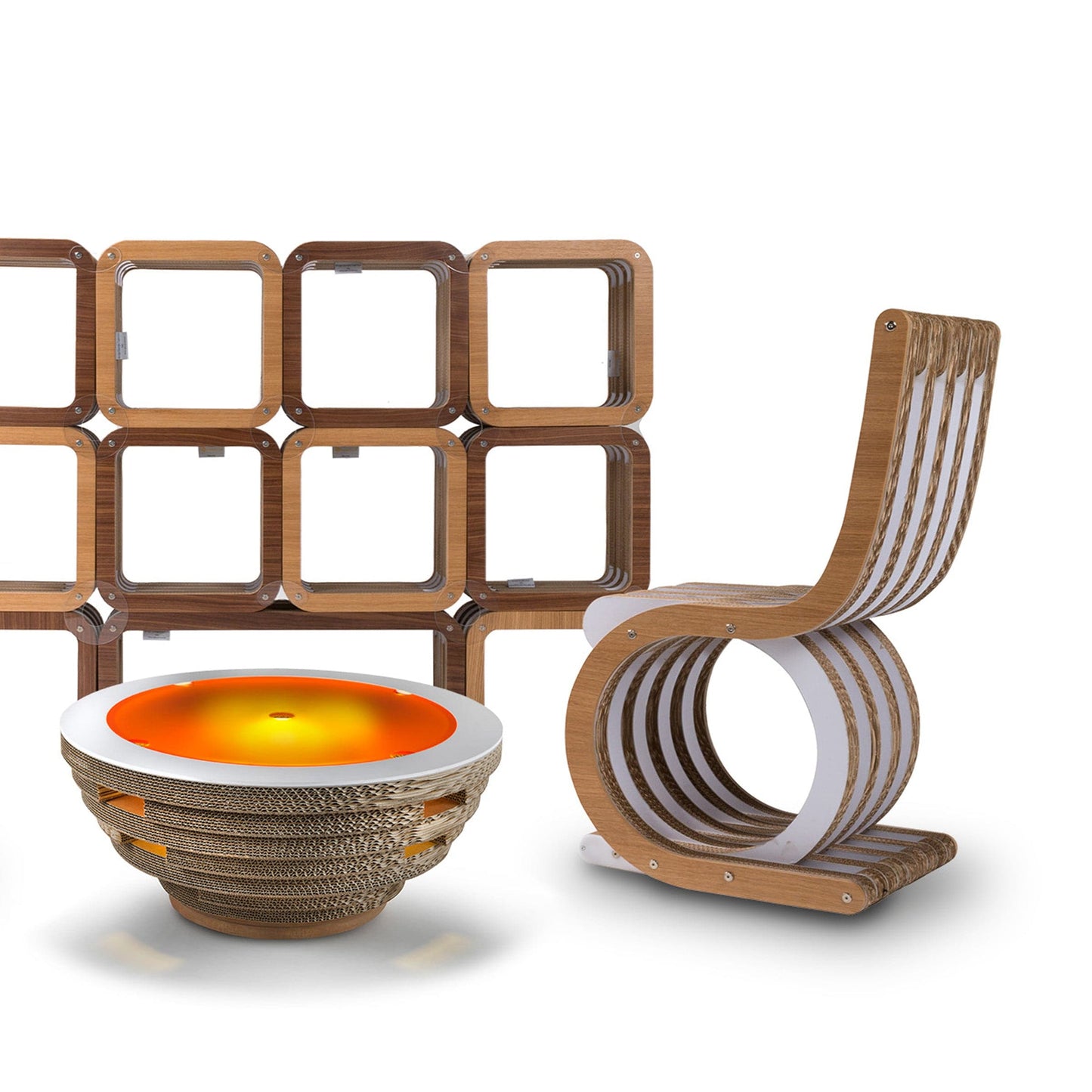Chair – Circular Eco-Design, Oak Wood by Lessmore – Twist Statement | TWS-L02-000-000