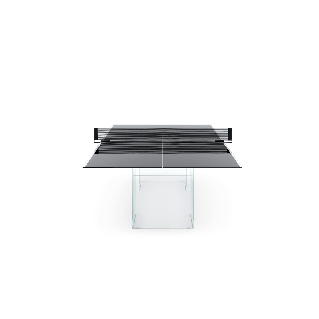 Convertible Table Tennis Table – Glass Design – 12mm Tempered Glass – Statement Piece