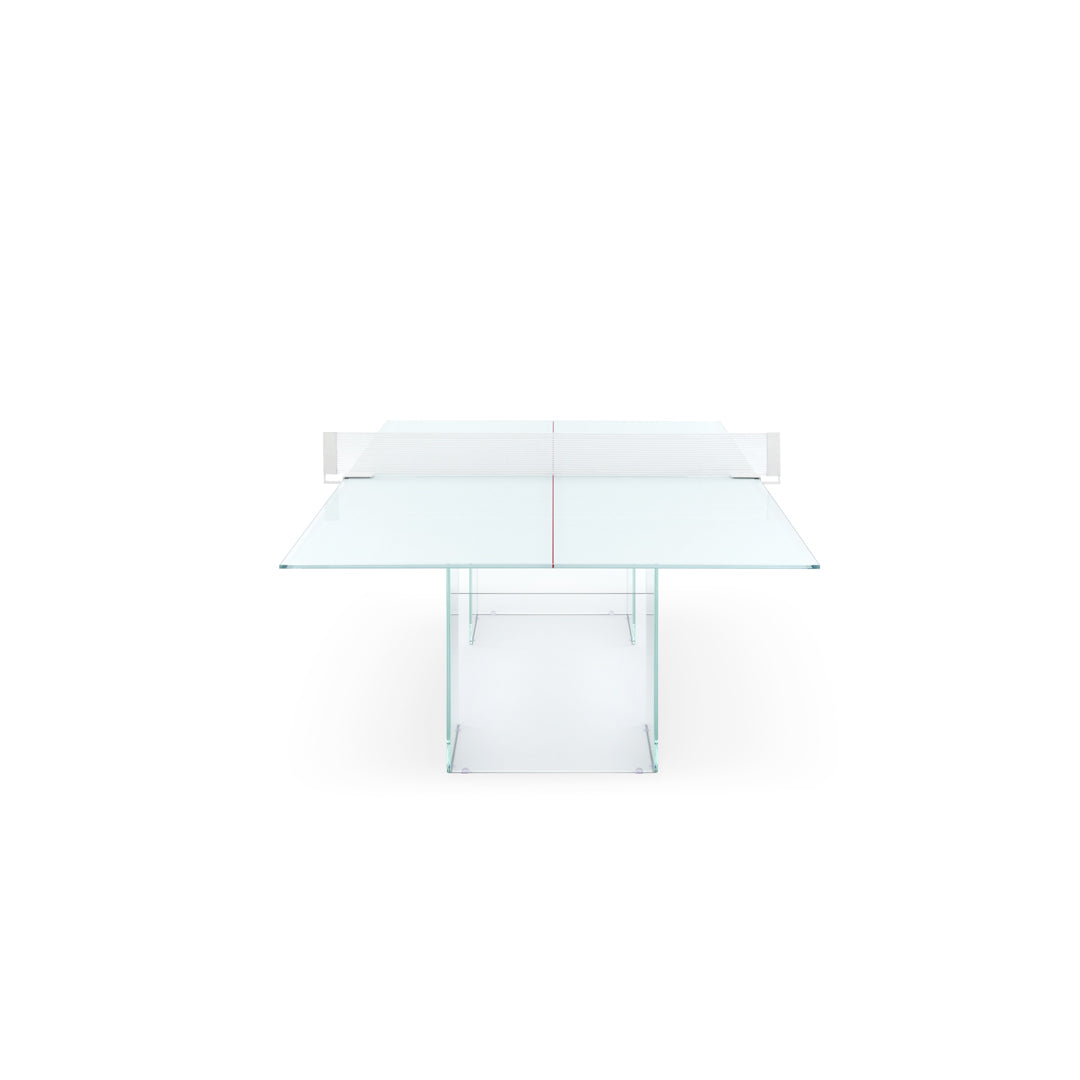 Convertible Table Tennis Table – Glass Design – 12mm Tempered Glass – Statement Piece