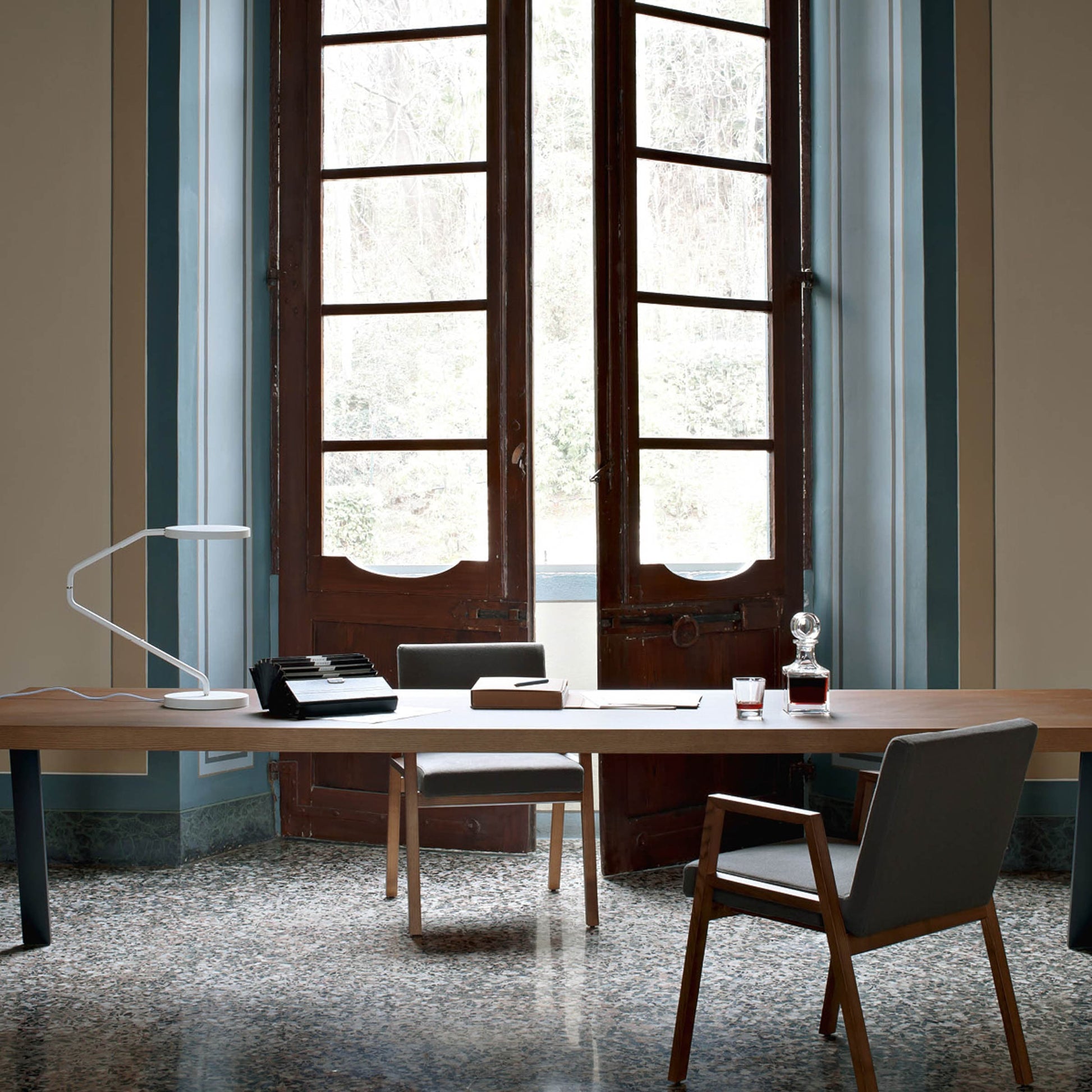 Babela Armchair – Stackable Ash Wood Dining Seat by Tacchini, Castiglioni