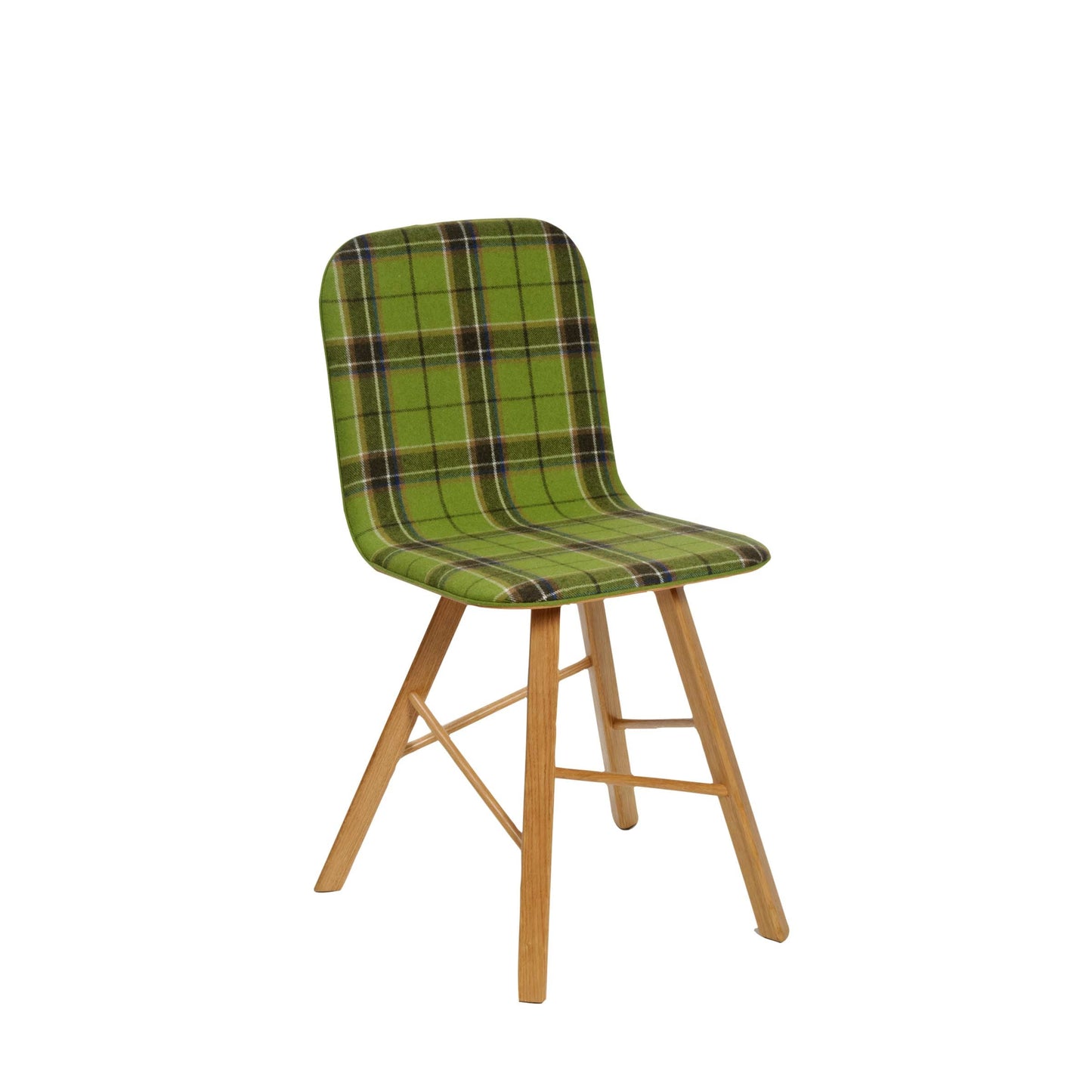 Tria Simple Dining Chair – Curved Plywood Shell & Solid Oak by Colé Italia