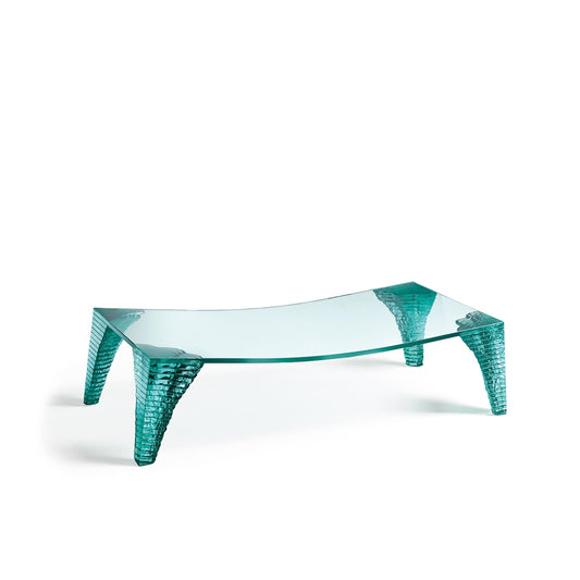Luxury ATLAS Glass Coffee Table Modern Italian Style for Villa