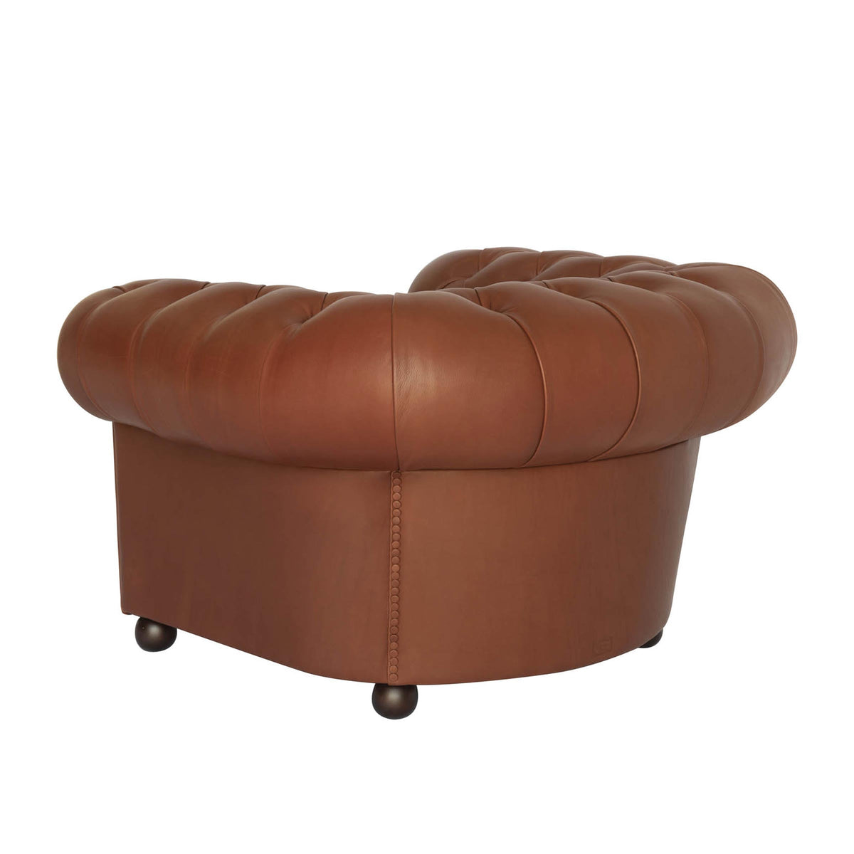 Luxury CHESTER Leather Armchair Modern Italian Style for Villa