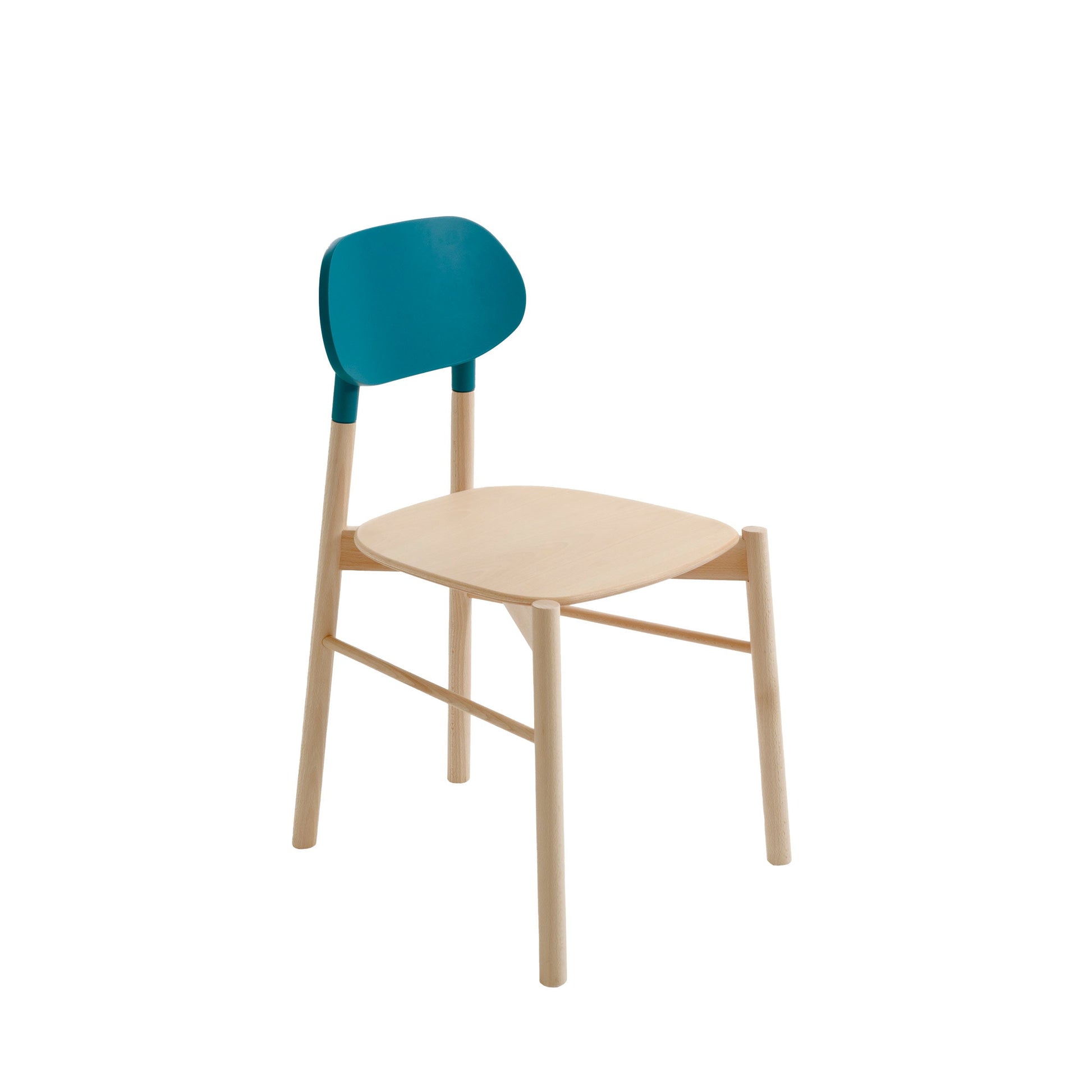Bokken Dining Chair – Streamlined Beechwood Statement Piece by Colé Italia