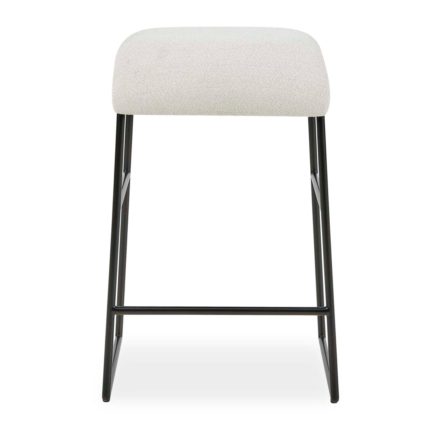 Luxury Upholstered Modern Fabric Counter Stool European Style for Villa