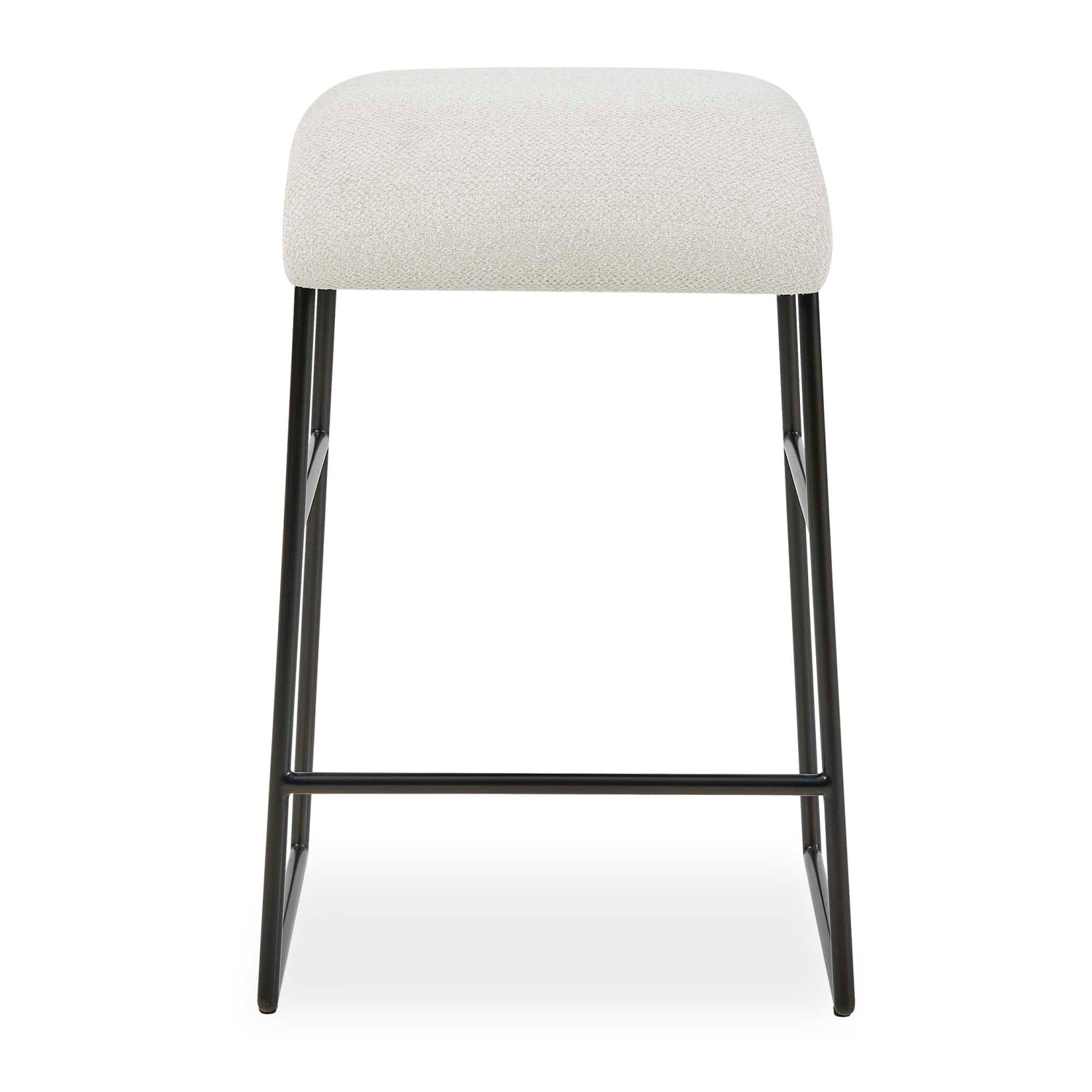 Luxury Upholstered Modern Fabric Counter Stool European Style for Villa