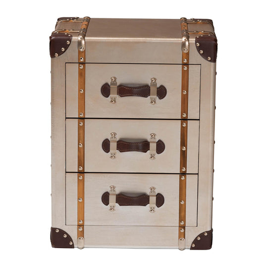 Luxury Modern Naylor 3-Drawer Cabinet European Style for Villa