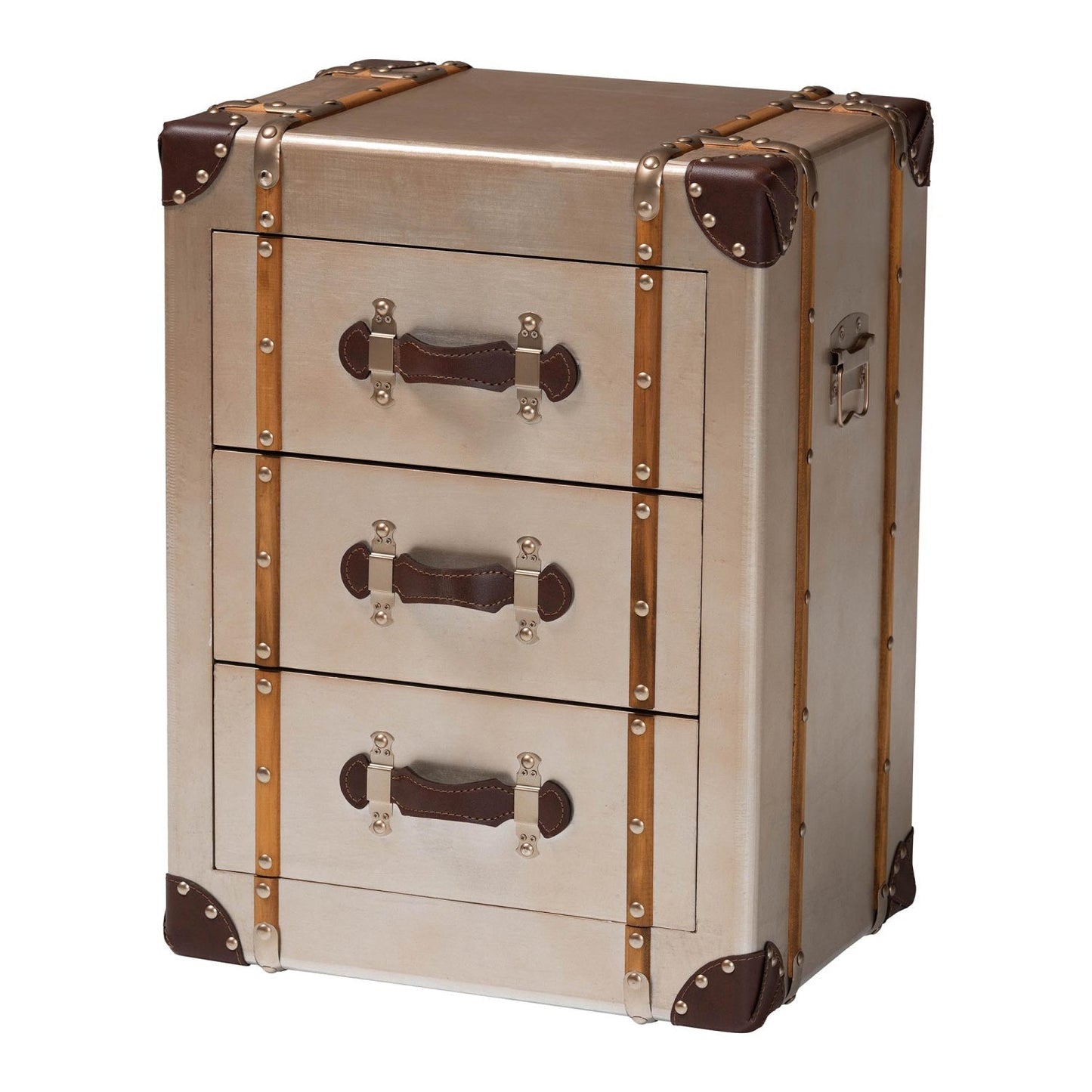 Luxury Modern Naylor 3-Drawer Cabinet European Style for Villa
