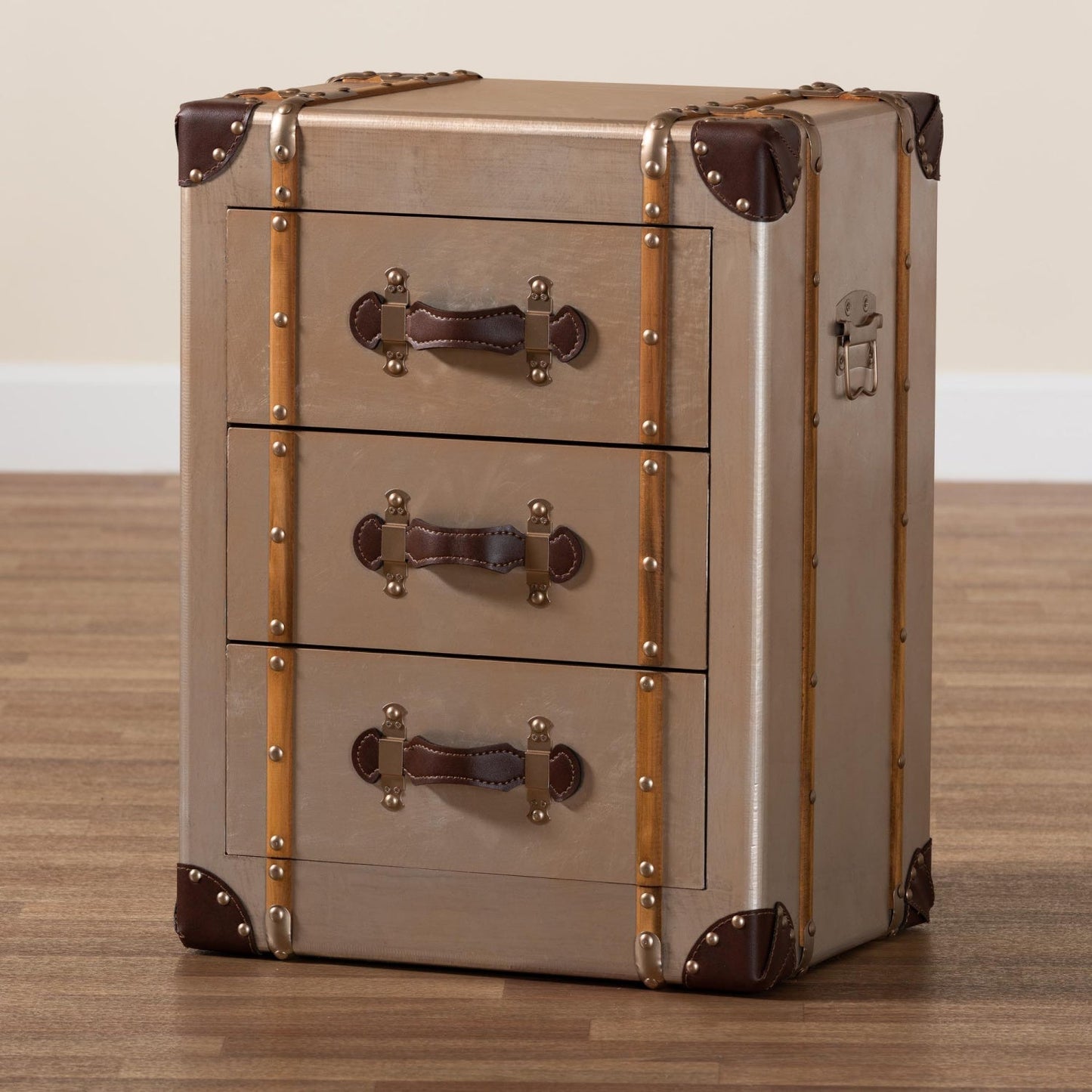 Luxury Modern Naylor 3-Drawer Cabinet European Style for Villa