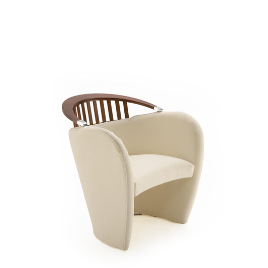 Luxury NAUSICAA Fabric Armchair Modern Italian Style for Villa