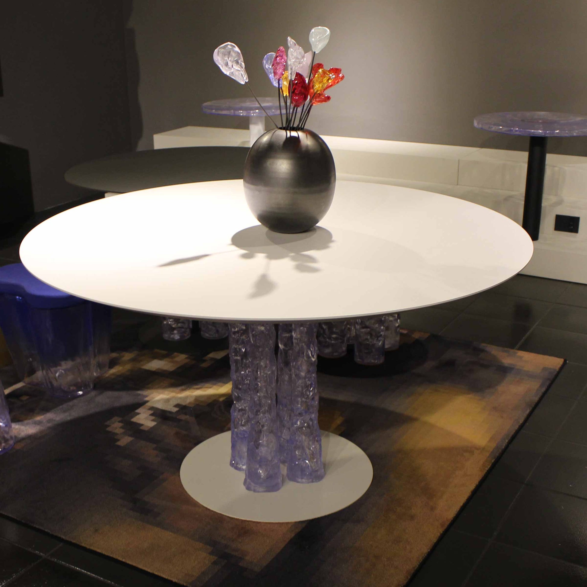 Sculptural Dining Table – Branch-Inspired Transparent Polystyrene Statement Piece