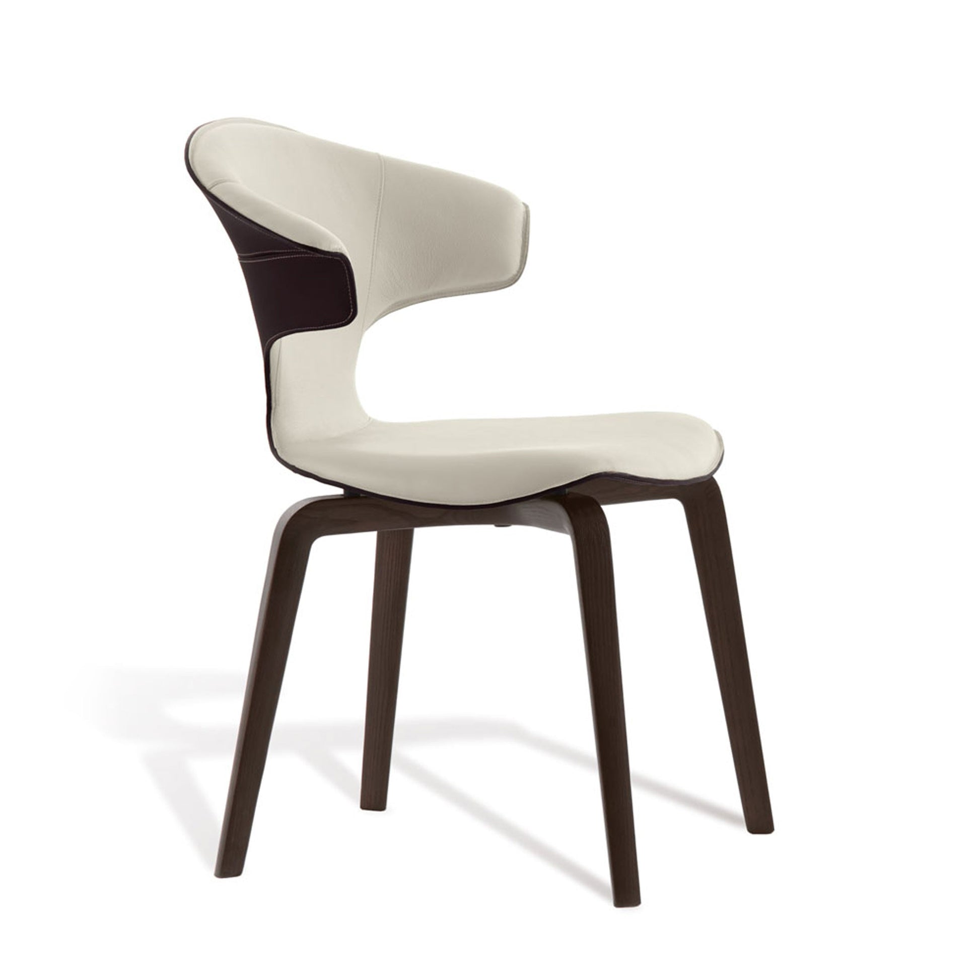 Montera Italian Designer Leather Chair by Roberto Lazzeroni for Poltrona Frau