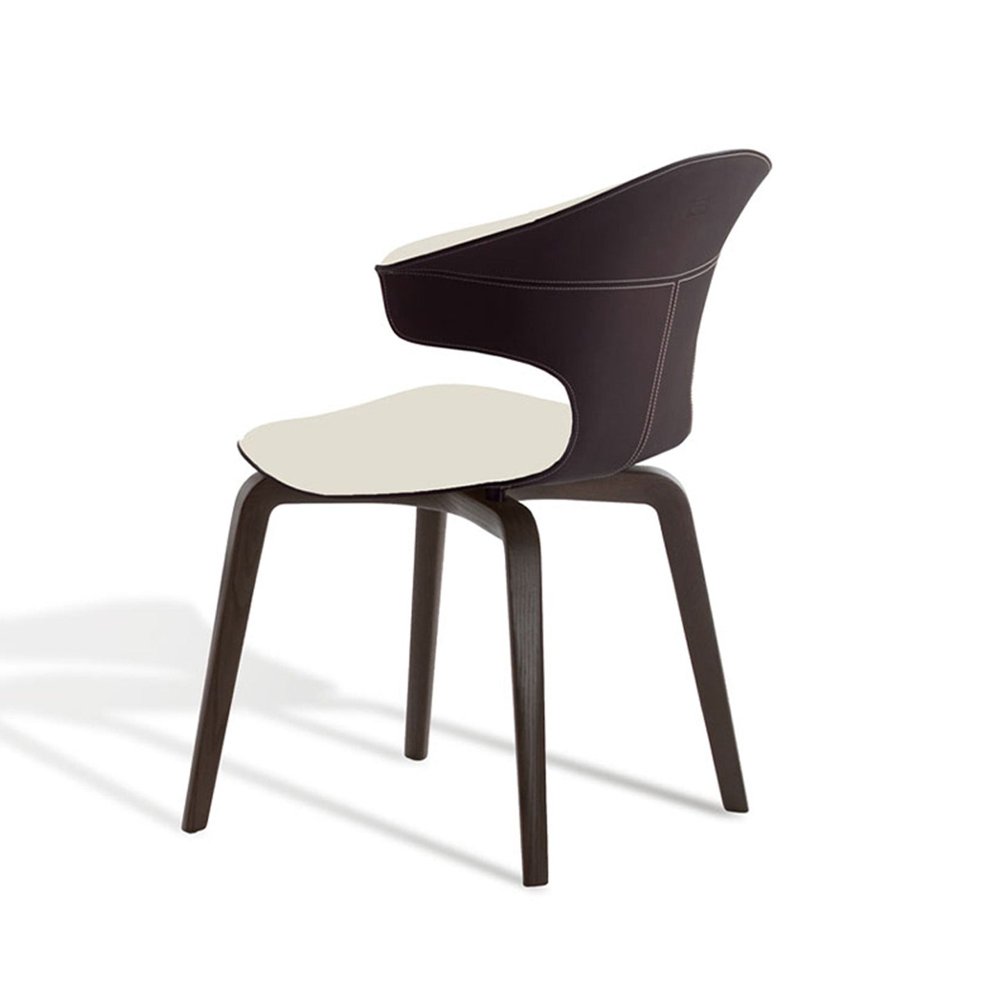 Montera Italian Designer Leather Chair by Roberto Lazzeroni for Poltrona Frau