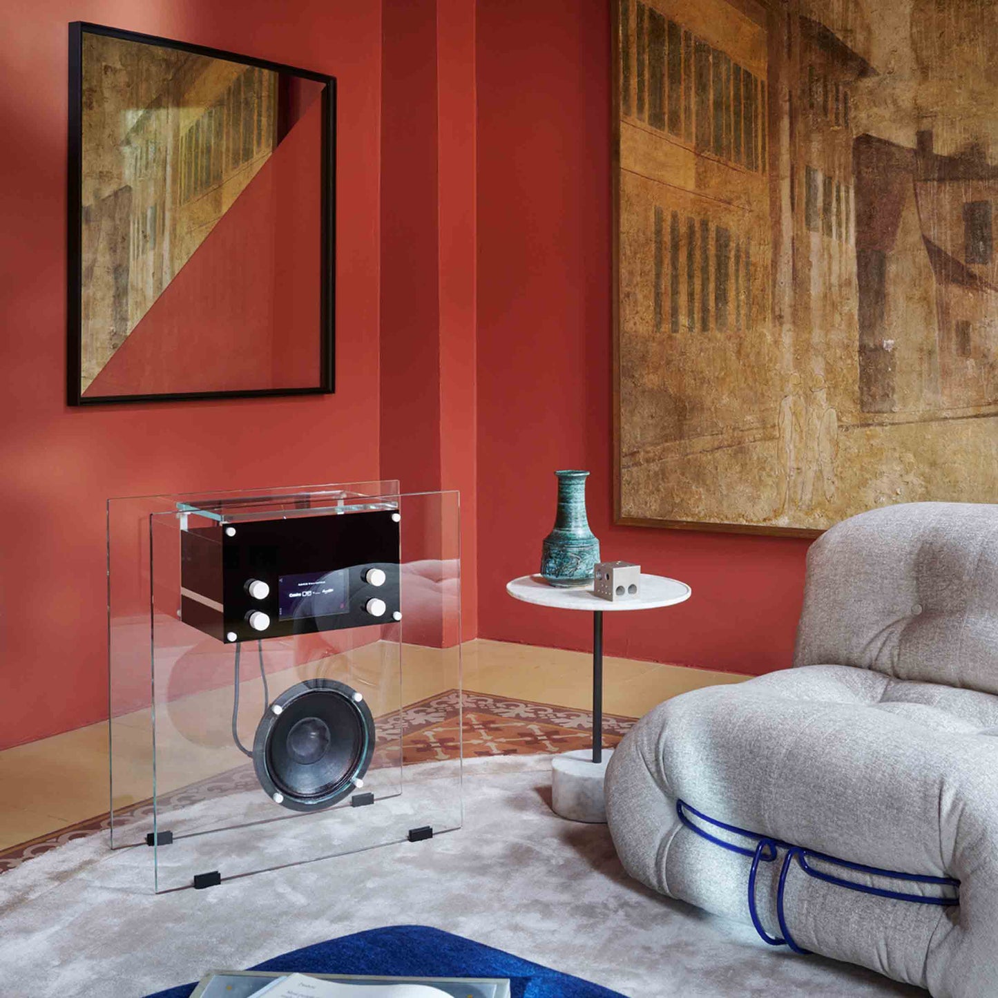 Luxury 9 Marble Coffee Table Modern Italian Style for Villa