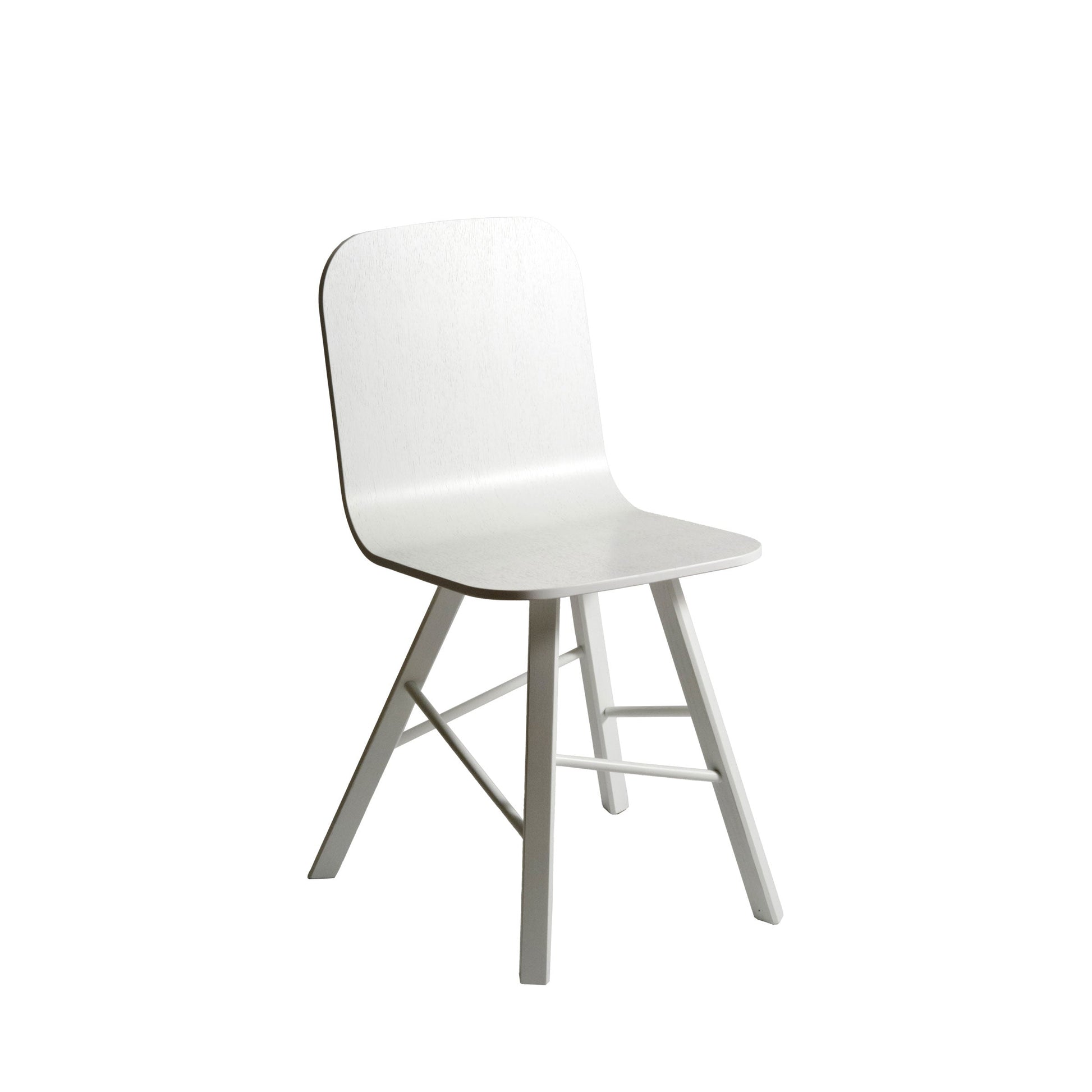 Tria Simple Dining Chair by Colé Italia – Curved Plywood Oak Wood Statement Piece