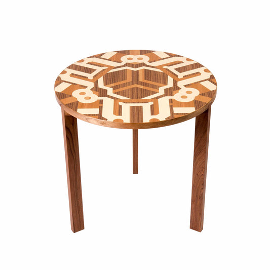 Luxury Round TRISTAR Wood Coffee Table Modern Italian Style for Villa