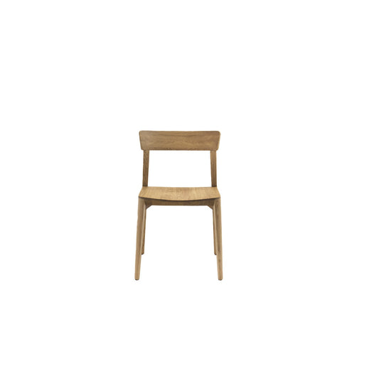 Mia Wood Dining Chair – Minimalist Solid Timber Seat by Riva 1920