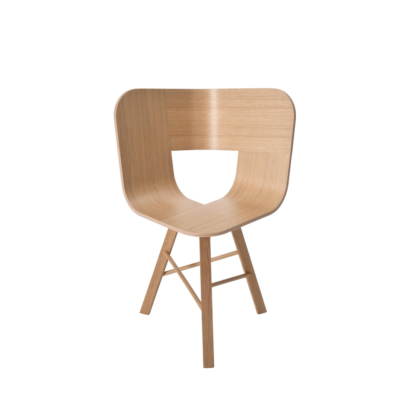 Tria Wood Dining Chair – Sculptural Three-Leg Oak Design by Colé Italia