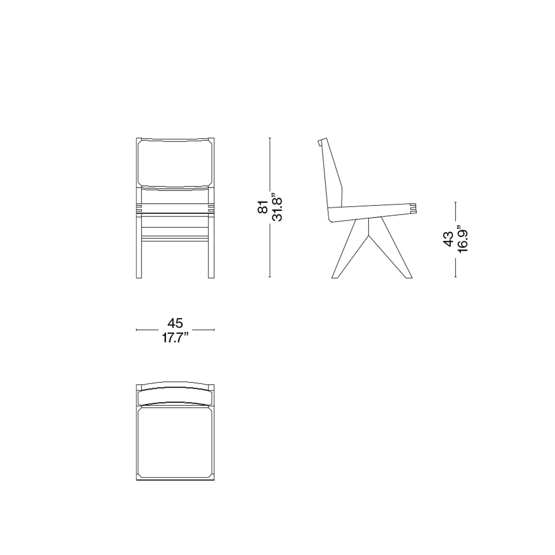 Capitol Complex Dining Chair – Vienna Straw Pierre Jeanneret for Cassina Statement