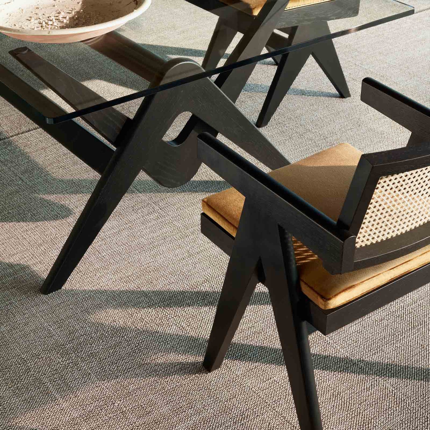 Capitol Complex Armchair – Vienna Straw and Wood Cassina Designer Piece