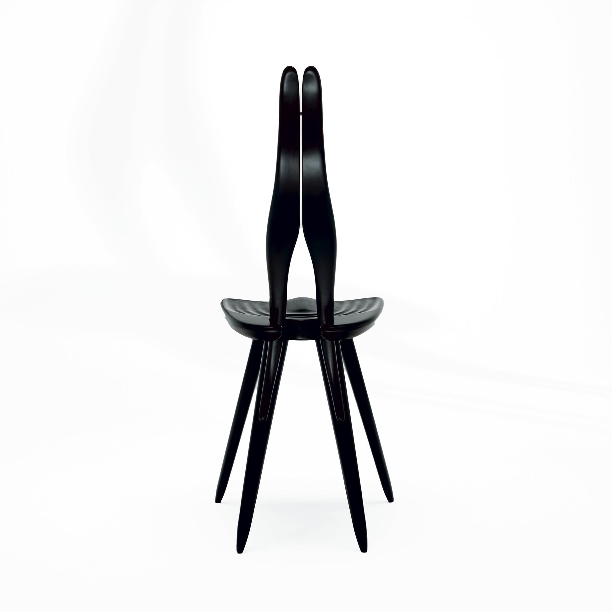 Fenis Dining Chair – Sculptural Solid Maple Wood – Carlo Mollino for Zanotta
