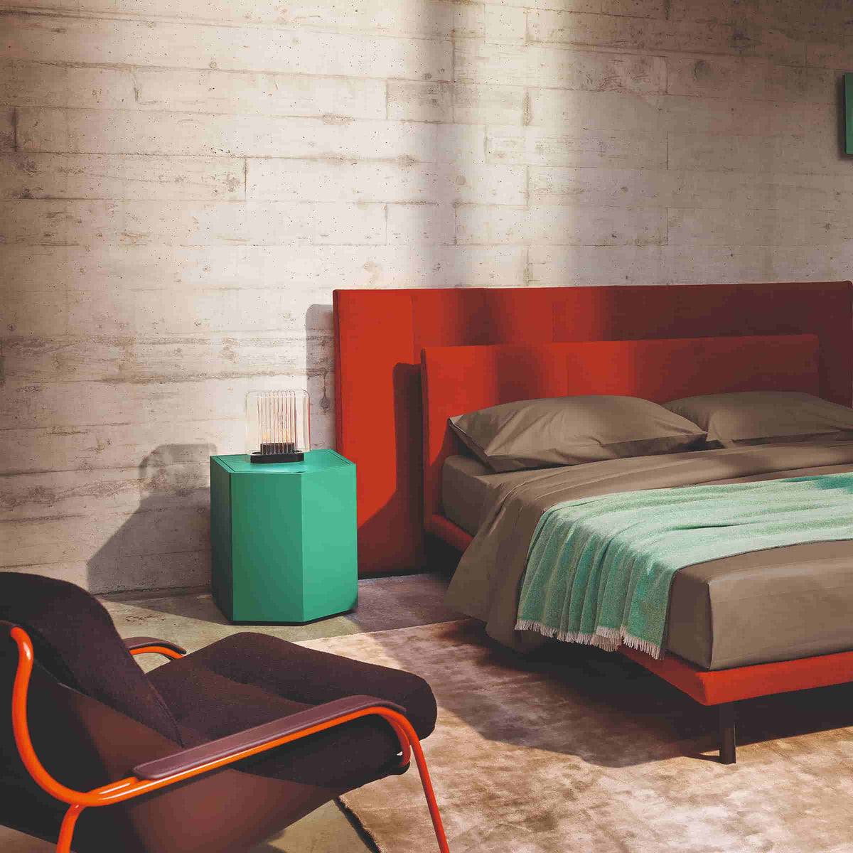 Luxury Z24 Wood Bedside Table Modern Italian Style for Villa