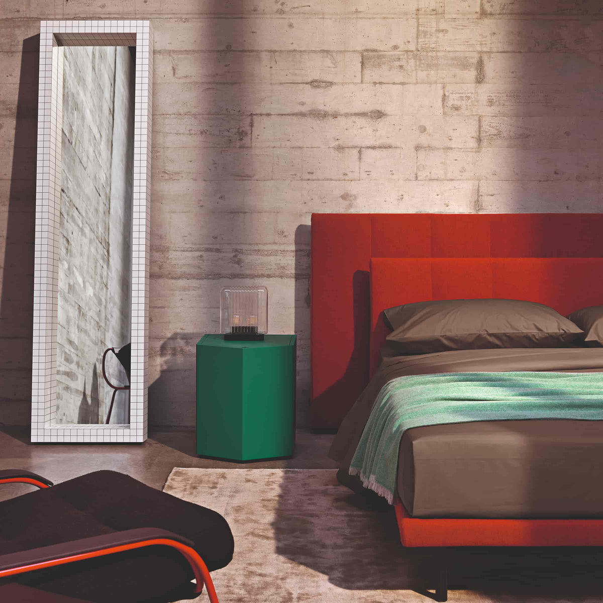 Luxury Z24 Wood Bedside Table Modern Italian Style for Villa