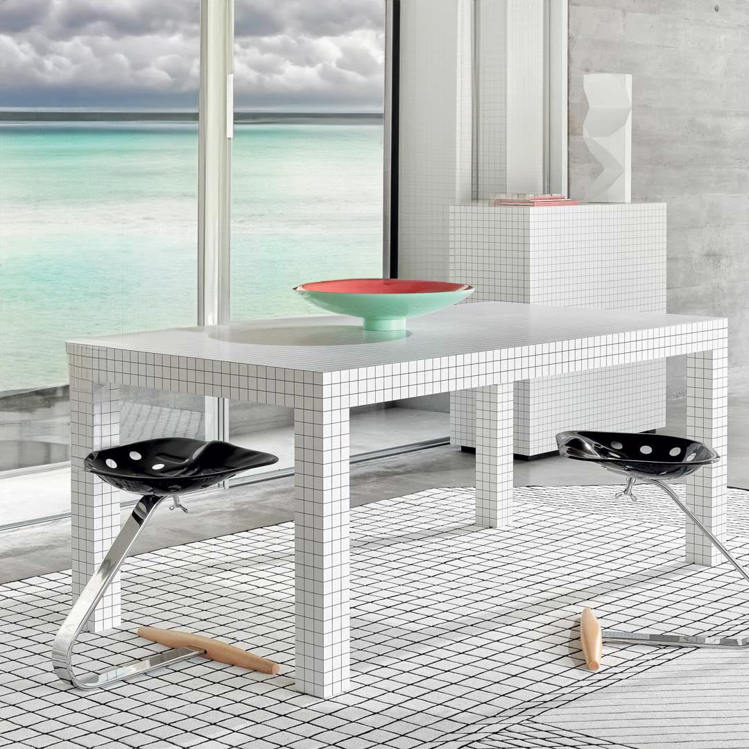 Luxury QUADERNA Dining Table Modern Italian Style for Villa
