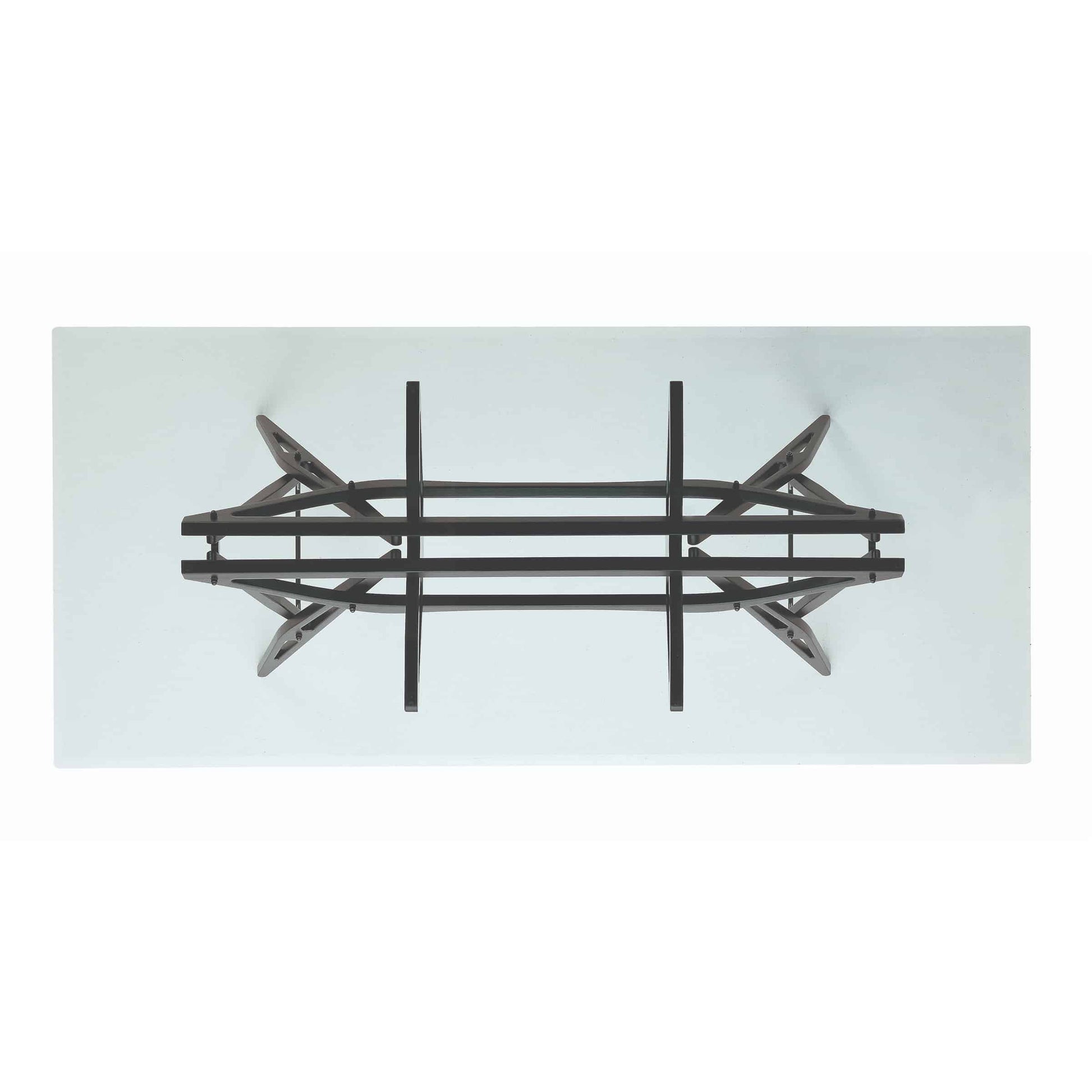 Reale Dining Table – Glass and Oak Statement Piece