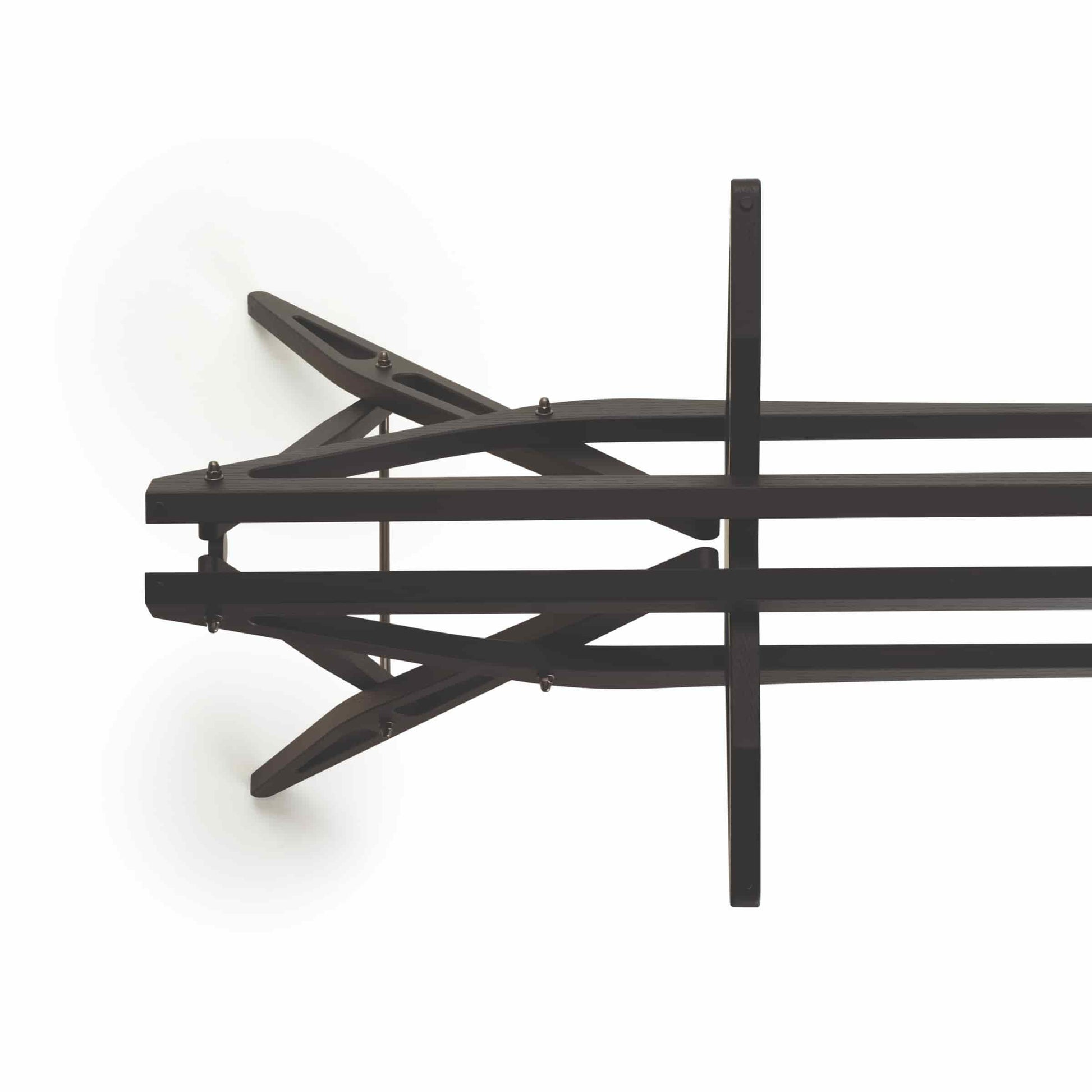 Italian Designer Dining Table – Organic Wood Frame with Glass Top