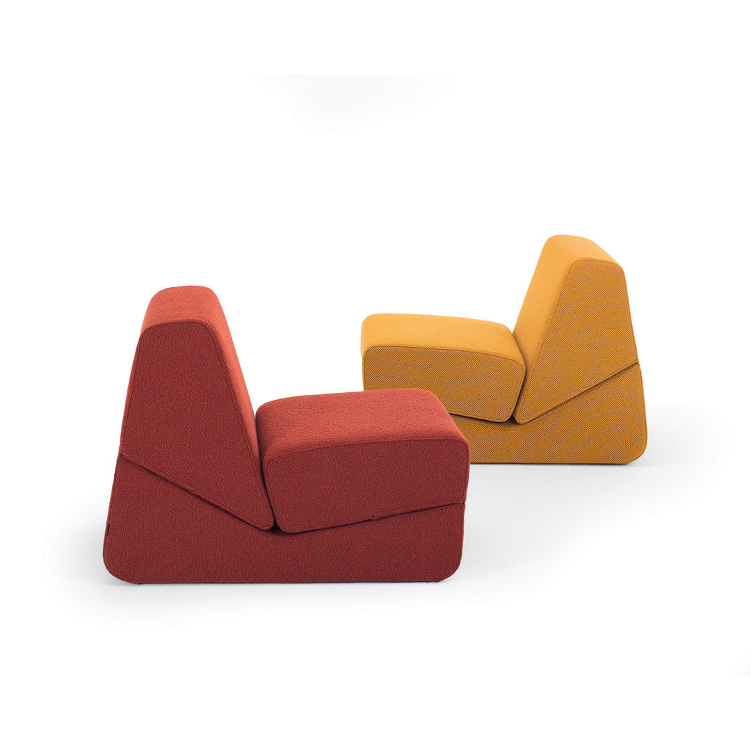 Zanotta Galeotta Convertible Chaise Longue – Iconic Italian Designer Fabric Armchair