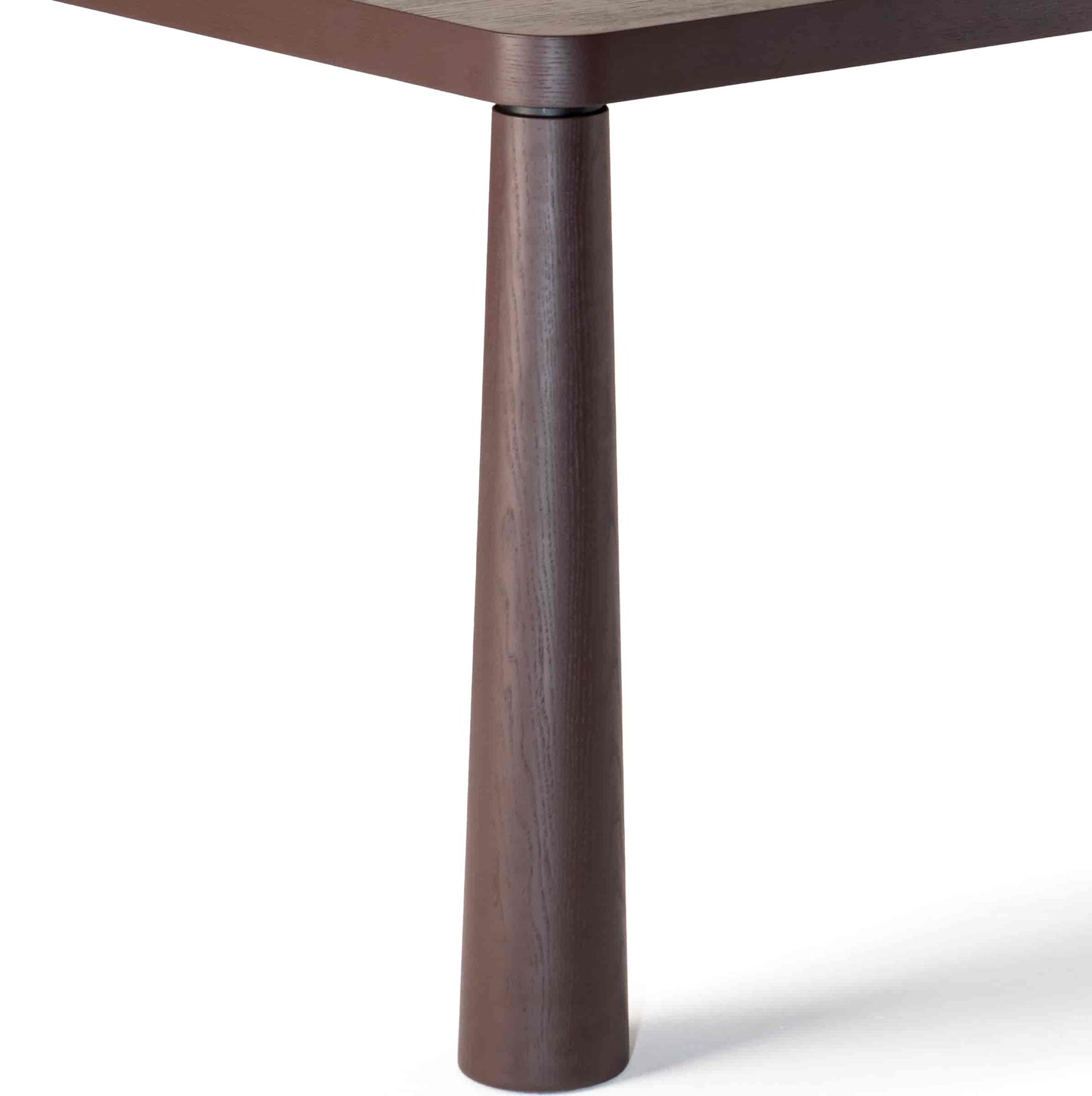 Italian Designer Dining Table – Honeycomb Wood Top with Stained Ash Legs