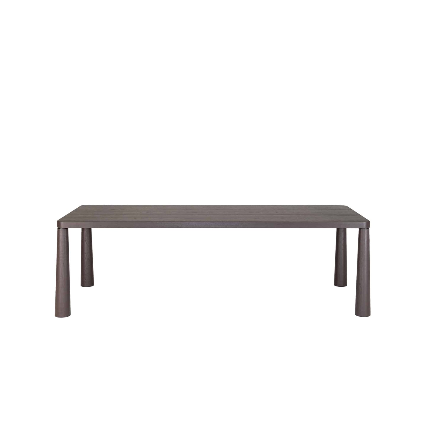 Italian Designer Dining Table – Honeycomb Wood Top with Stained Ash Legs
