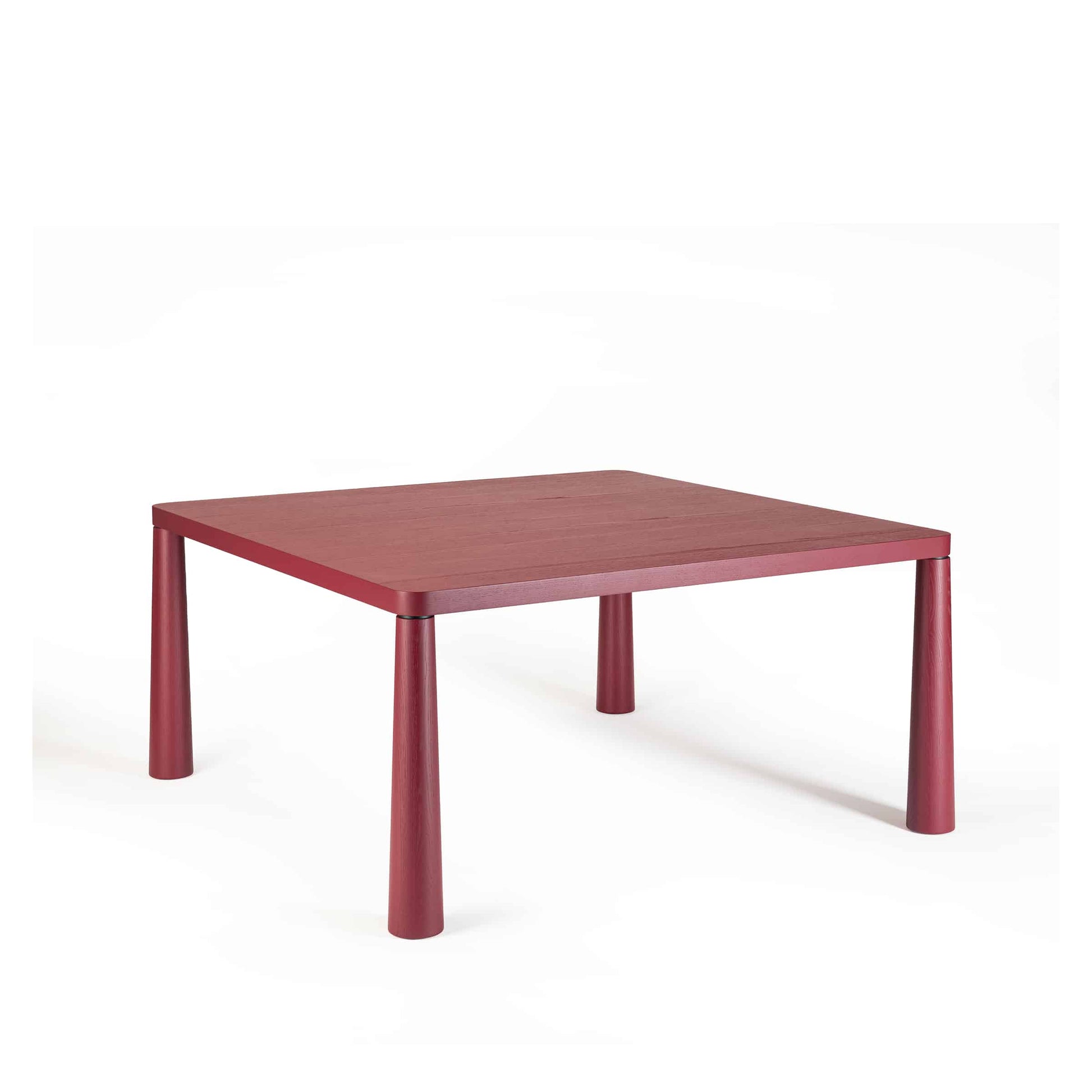 Italian Designer Dining Table – Honeycomb Wood Top with Stained Ash Legs