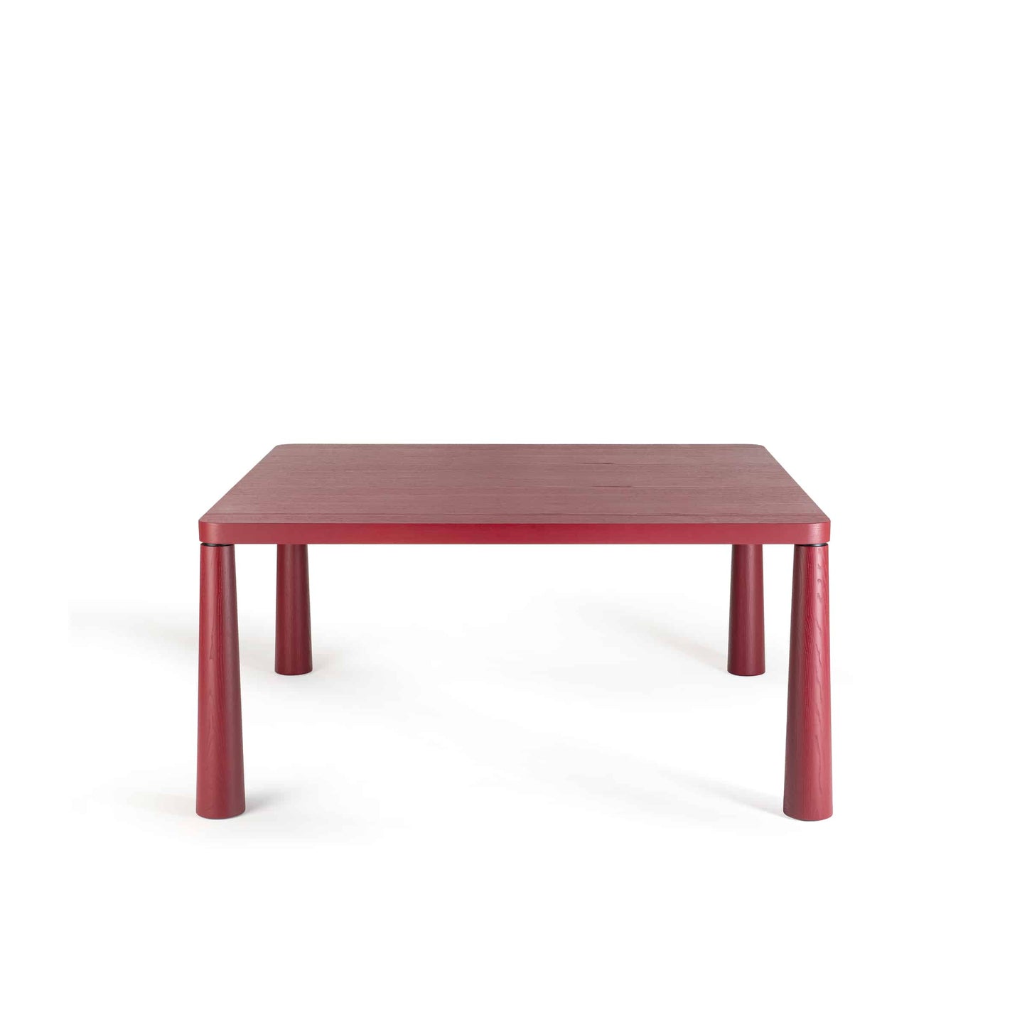 Italian Designer Dining Table – Honeycomb Wood Top with Stained Ash Legs