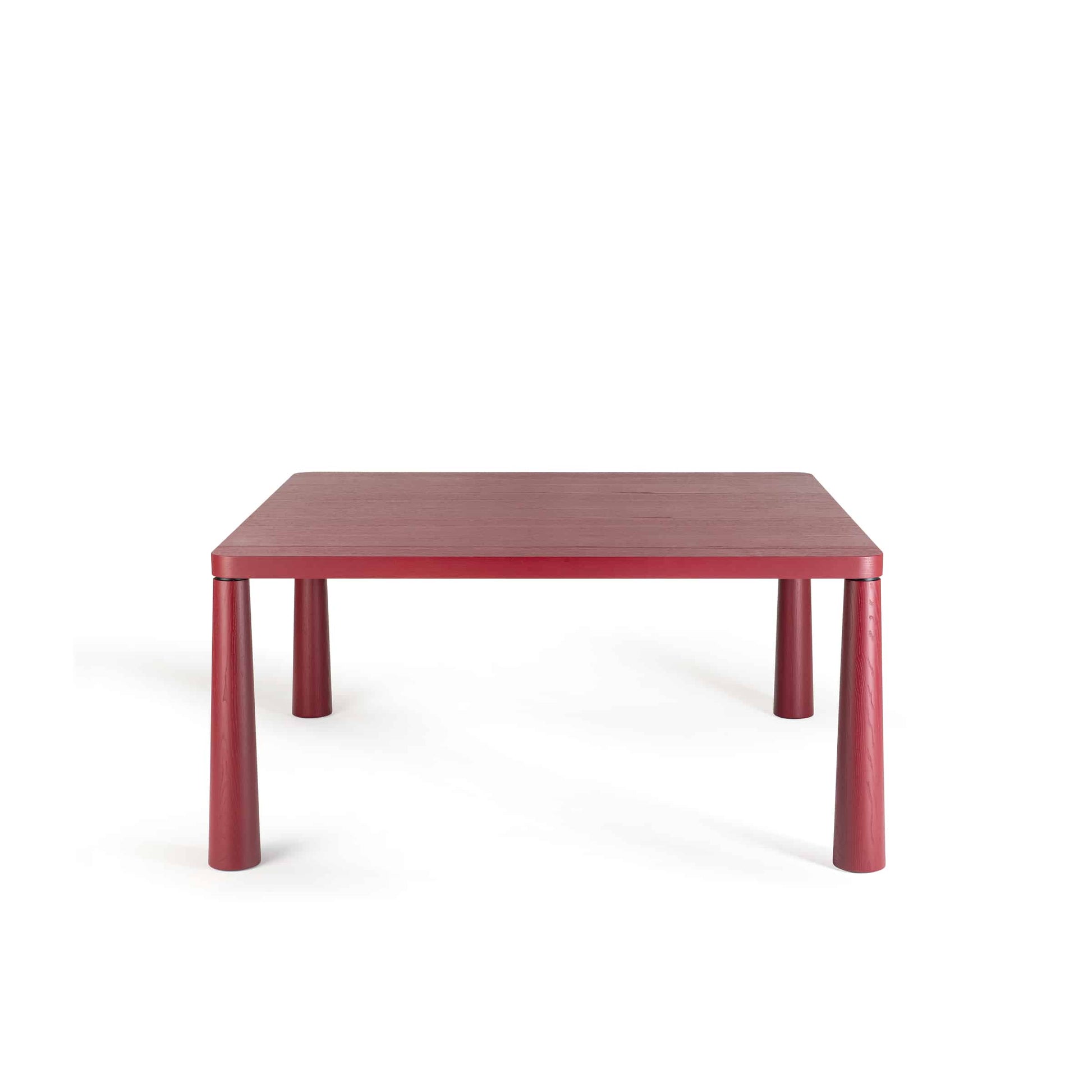 Italian Designer Dining Table – Honeycomb Wood Top with Stained Ash Legs