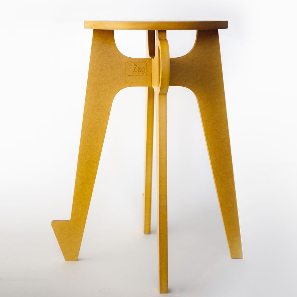 Luxury ACHILLE Yellow Stool Modern Italian Style for Villa