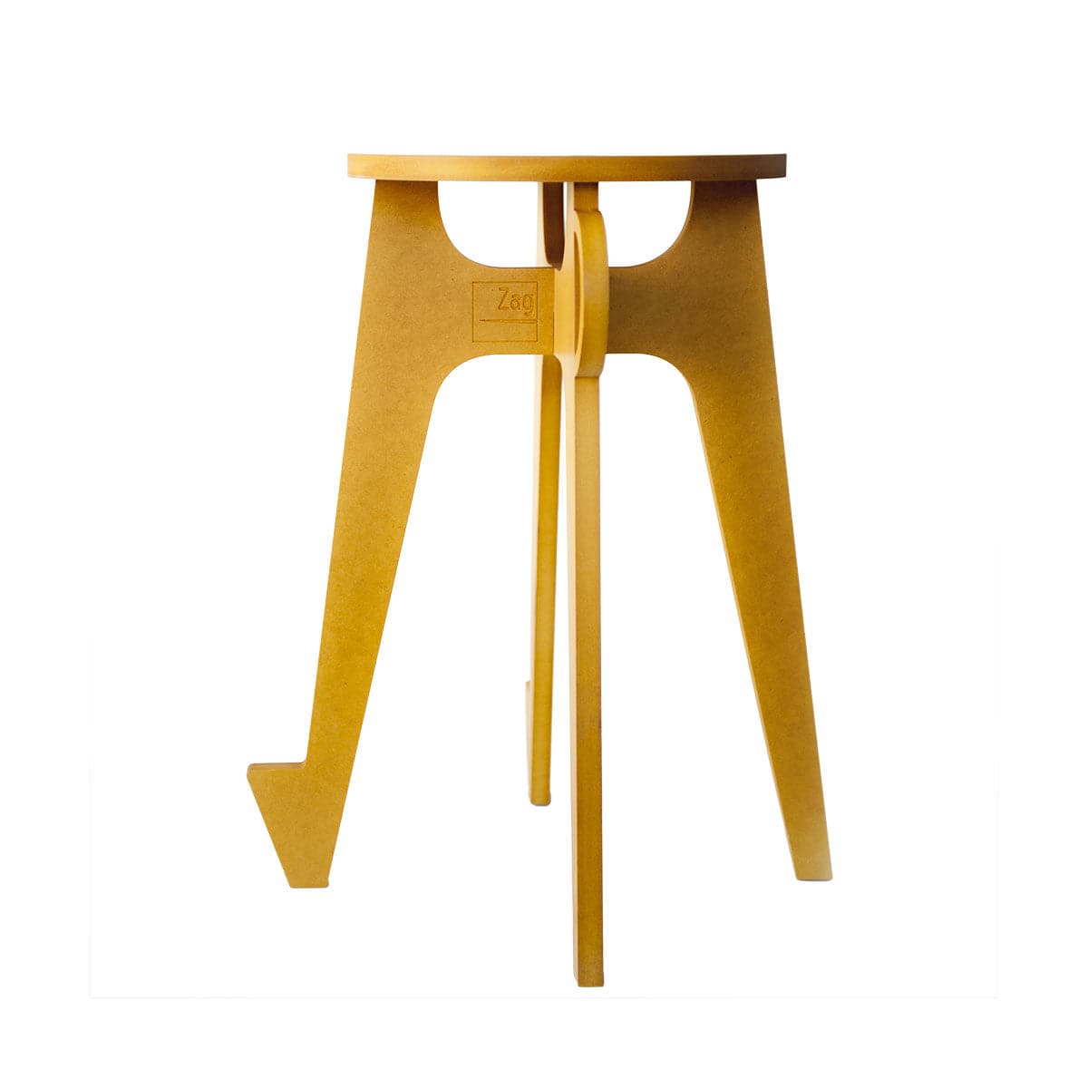 Luxury ACHILLE Yellow Stool Modern Italian Style for Villa