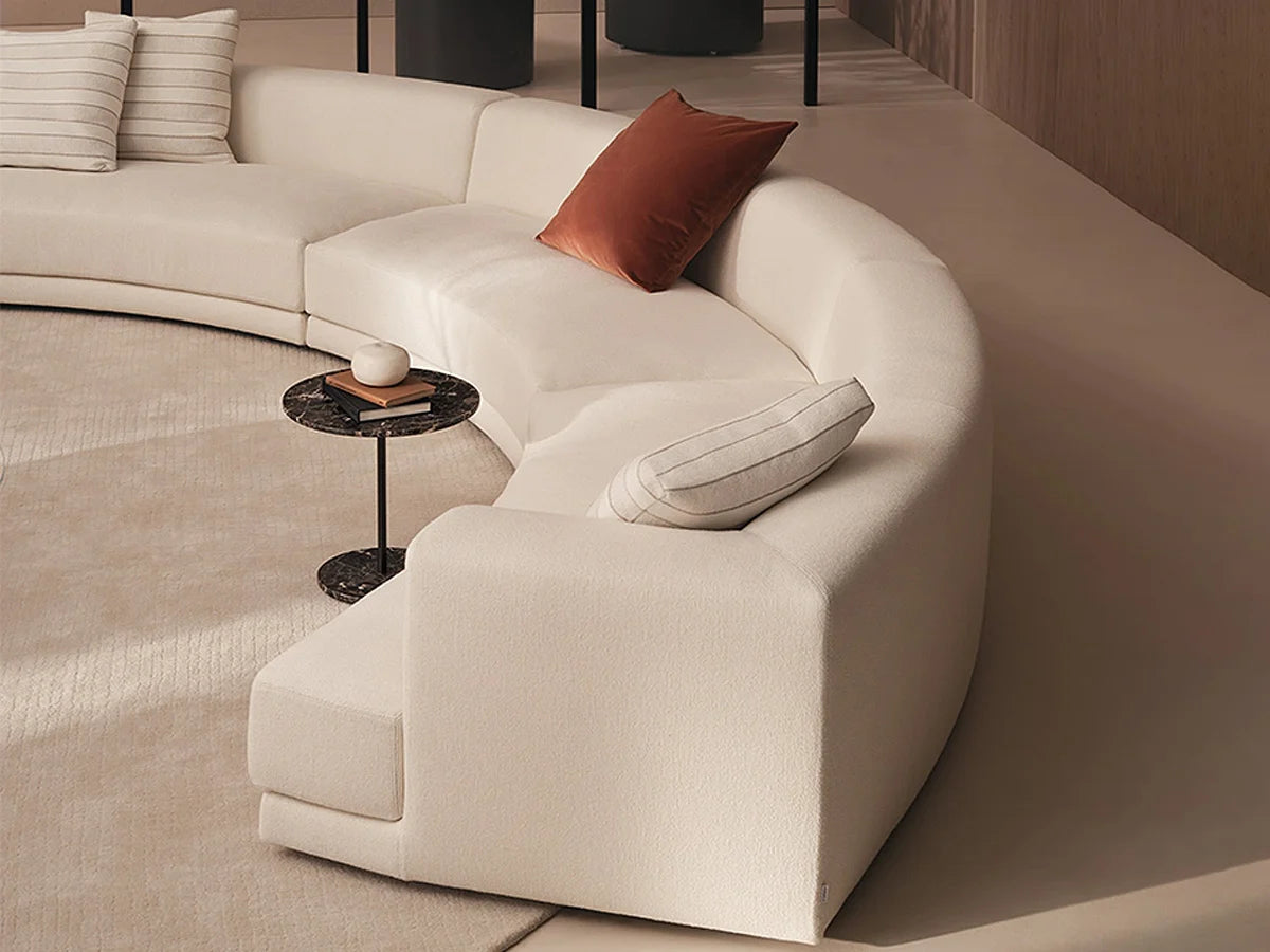 Luxury Alberese XL Modular Curved Sofa Modern Italian Style for Villa