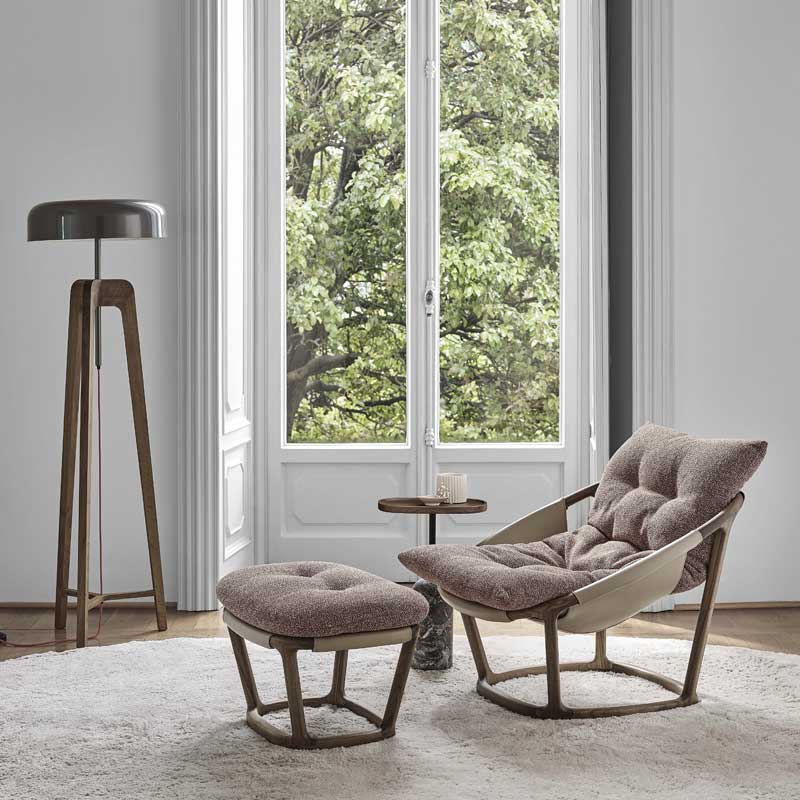 Luxury Amarantha Armchair Modern Italian Style for Villa